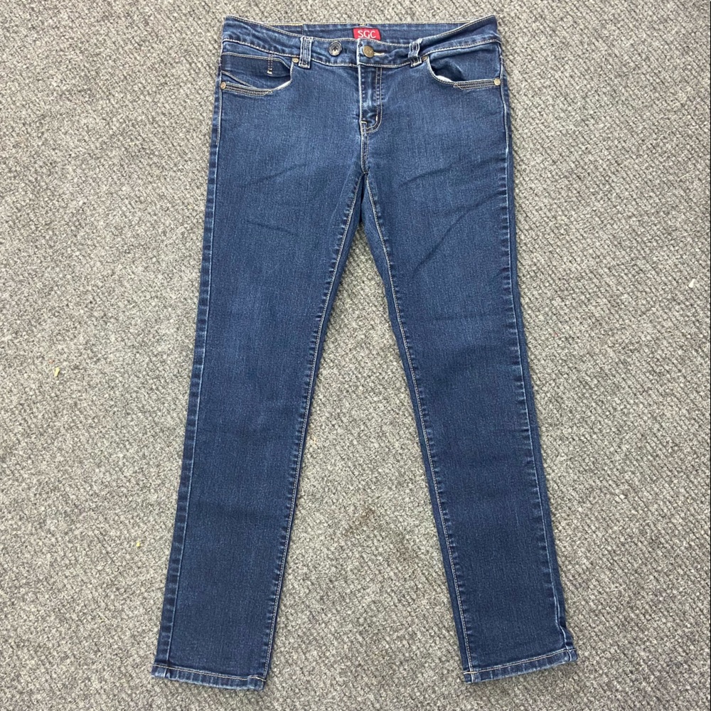 SGC Women’s Dark Wash Skinny Jeans (2605)